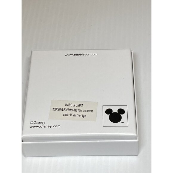 Disney X Baublebar Villain Maleficent Mini Pave Rhinestone Stud Earrings NIB! - Picture 4 of 4